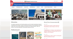Desktop Screenshot of education.wustl.edu