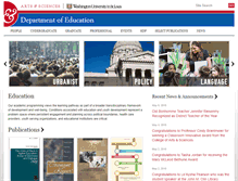 Tablet Screenshot of education.wustl.edu