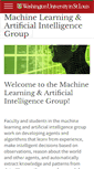 Mobile Screenshot of machinelearning.wustl.edu