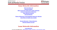 Desktop Screenshot of meteorites.wustl.edu