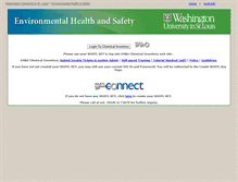 Tablet Screenshot of ehsaweb.wusm.wustl.edu