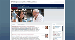 Desktop Screenshot of oncology.wustl.edu