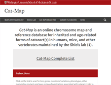 Tablet Screenshot of cat-map.wustl.edu