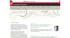 Desktop Screenshot of linguistics.wustl.edu