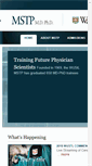 Mobile Screenshot of mstp.wustl.edu