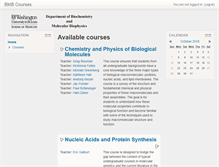 Tablet Screenshot of bmbcourses.wustl.edu