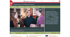 Desktop Screenshot of polisci.wustl.edu
