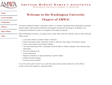 Tablet Screenshot of amwa.wustl.edu