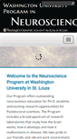 Mobile Screenshot of neuroscience.wustl.edu