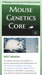 Mobile Screenshot of mgc.wustl.edu
