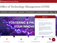 Tablet Screenshot of otm.wustl.edu