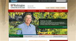 Desktop Screenshot of alumni.wustl.edu
