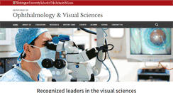 Desktop Screenshot of ophthalmology.wustl.edu