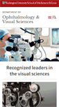 Mobile Screenshot of ophthalmology.wustl.edu