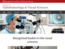 Tablet Screenshot of ophthalmology.wustl.edu