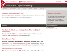 Tablet Screenshot of hdw.artsci.wustl.edu