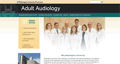 Desktop Screenshot of hearing.wustl.edu