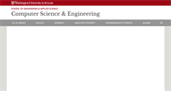 Desktop Screenshot of cse.wustl.edu