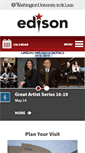 Mobile Screenshot of edison.wustl.edu