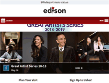 Tablet Screenshot of edison.wustl.edu