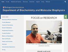 Tablet Screenshot of biochem.wustl.edu