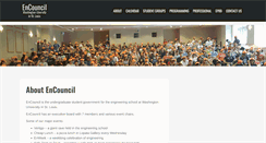 Desktop Screenshot of encouncil.wustl.edu