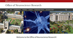Desktop Screenshot of neuroscienceresearch.wustl.edu