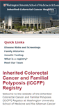 Mobile Screenshot of colorectalregistry.wustl.edu