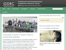 Tablet Screenshot of iddrc.wustl.edu
