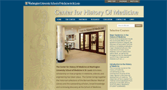 Desktop Screenshot of historyofmedicine.wustl.edu