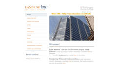 Desktop Screenshot of landuselaw.wustl.edu