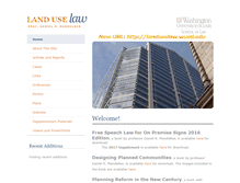 Tablet Screenshot of landuselaw.wustl.edu