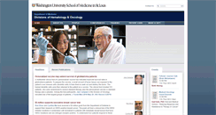 Desktop Screenshot of hematology.wustl.edu