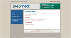 Desktop Screenshot of connecthelp.wustl.edu