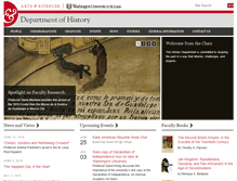 Tablet Screenshot of history.artsci.wustl.edu