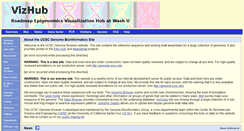 Desktop Screenshot of genomebrowser.wustl.edu