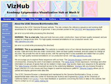 Tablet Screenshot of genomebrowser.wustl.edu