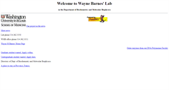 Desktop Screenshot of barnes1.wustl.edu