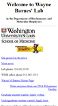 Mobile Screenshot of barnes1.wustl.edu