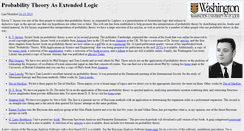 Desktop Screenshot of bayes.wustl.edu