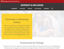 Tablet Screenshot of diversity.wustl.edu