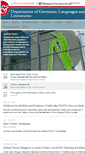 Mobile Screenshot of german.wustl.edu
