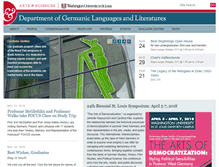 Tablet Screenshot of german.wustl.edu