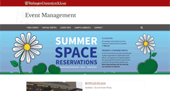 Desktop Screenshot of eventmanagement.wustl.edu