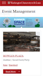 Mobile Screenshot of eventmanagement.wustl.edu