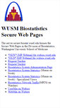 Mobile Screenshot of biostat.wustl.edu