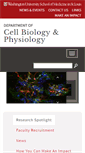 Mobile Screenshot of cellbiology.wustl.edu