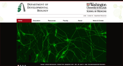 Desktop Screenshot of devbio.wustl.edu