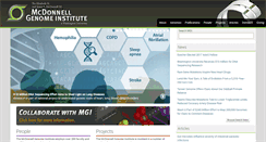Desktop Screenshot of genome.wustl.edu