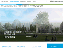 Tablet Screenshot of kemperartmuseum.wustl.edu